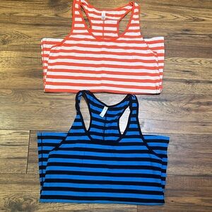 Bundle of 2 Gap Striped Tank Tops Size Large